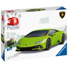 Puzzle 3d lamborghini verde 108 piese