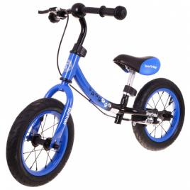 Bicicleta fara pedale cu frana si cadru variabil, roti gonflabile, boomerang sportrike - albastru