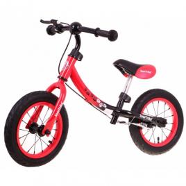 Bicicleta fara pedale cu frana si cadru variabil, roti gonflabile, boomerang sportrike - rosu