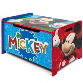 Ladita din lemn pentru depozitare jucarii mickey mouse