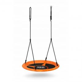Leagan tip cuib pentru copii xxl, 95 cm, 150 kg, neo-sport 1004, portocaliu