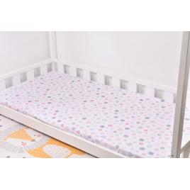 Cearsaf pat bumbac 100% model ghemotoace 90x200x10 cm