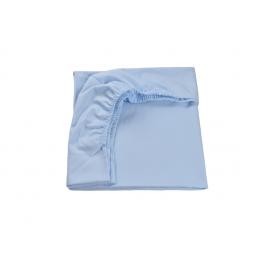 Cearsaf patut 120x60 cm bumbac 100% blue