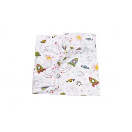 Cearsaf patut 120x60 cm bumbac 100% model rachete