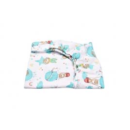 Cearsaf patut 120x60 cm bumbac 100% model ursuleti in balon
