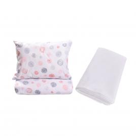 Lenjerie 3 piese model ghemotoace+ protectie impermeabila patut 120x60 cm