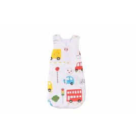 Saculet de dormit gros model masinute colorate 0-6 luni