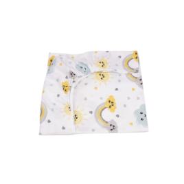 Cearsaf patut 120x60 cm bumbac 100% model curcubee si norisori