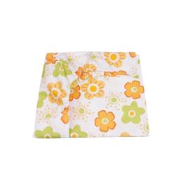 Cearsaf patut 120x60 cm bumbac 100% model floricele