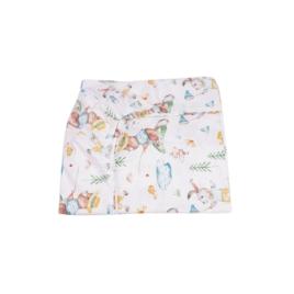 Cearsaf patut 120x60 cm bumbac 100% model iepurasi galben