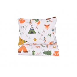 Lenjerie 5 piese patut 120x60 cm bumbac 100% model animalute