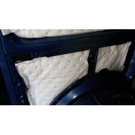 Material insonorizant auto gofrat autoadeziv, 50 x 80 cm, culoare alba