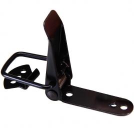 Set clipsuri pentru capota, 57 mm, culoare neagra