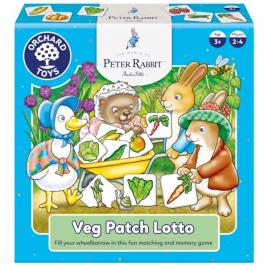 Joc educativ loto - gradina cu legume peter rabbit