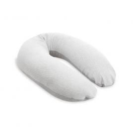 Perna mare pentru gravide si bebelusi 3 in 1 bumbac organic doomoo buddy light grey