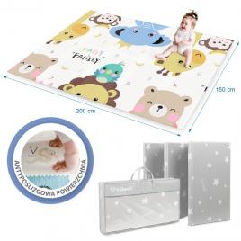 Salteluta de joaca pentru copii 150 x 200 cm kidwell inda - animals