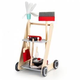 Set de joaca cu aspirator si accesorii pentru curatenie ecotoys