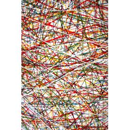 Covor kolibri art 11035, alb multicolor