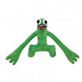 Jucarie de plus ideallstore® rainbow friends roblox, green monster, 24 cm, verde