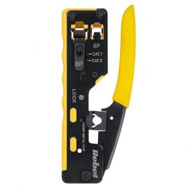 Cleste sertizare rj45, rj12 pass-through rebel