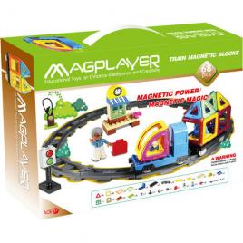 Magplayer joc de constructie magnetic - 68 piese