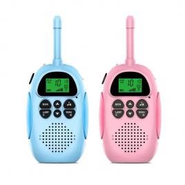 Set 2 statii walkie talkie dj100 pentru copii, antena, lanterna