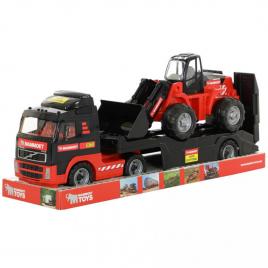 Camion cu buldozer - mammoet, 89x19x25 cm, polesie