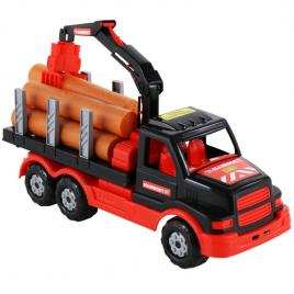 Camion cu lemne mammoet 47x16x26 cm - polesie