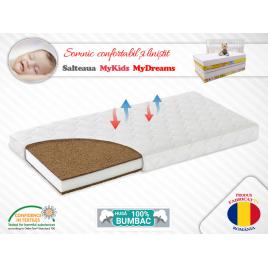Saltea fibra cocos mykids mydreams ii 115x55x8 cm