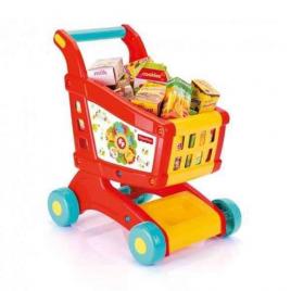 Carucior de cumparaturi cu accesorii - fisher price