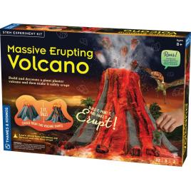 Kit constructie stem vulcan in eruptie thames & kosmos 32 piese