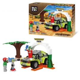 Set constructie blocki off-road collection, podiumul de premiere raliu, 126 piese