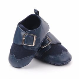 Pantofi eleganti bleumarine cu catarama (marime disponibila: 3-6 luni (marimea