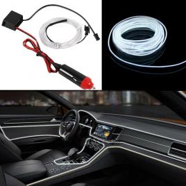 Banda neon auto, flexibila, 12v, led 2m, diverse culori