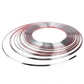 Rola ornament autoadeziv, 4mm x 15m, culoare crom silver