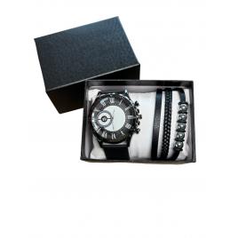 Set cadou ceas barbatesc dpd si bratara eleganta