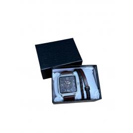 Set cadou ceas barbatesc leix si bratara eleganta