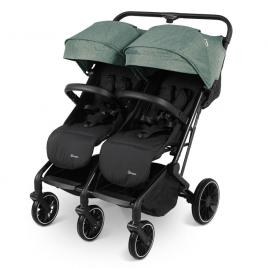 Babygo - carucior pliabil pentru gemeni gotwice, green