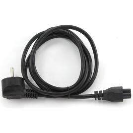 Cablu alimentare gembird notebook 3m, intrare shucko, iesire c5, 10a, certificare vde, bulk, black