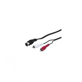 Cablu din 5 pini la 2x rca 1.5m goobay