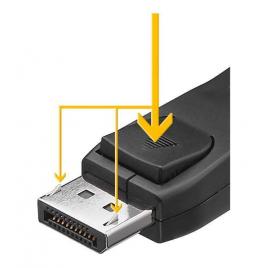 Cablu displayport dp tata la dp tata 1m goobay