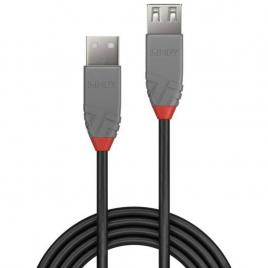 Cablu lindy 3m usb 2.0 type a ext, anthr