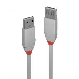 Cablu lindy 3m usb 2.0 type a ext anthra
