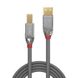Cablu lindy 3m usb 2.0 type a to b cromo