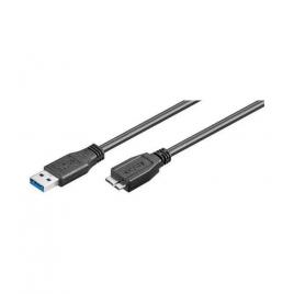 Cablu usb 3.0 1m a tata la micro usb triplu ecranat goobay