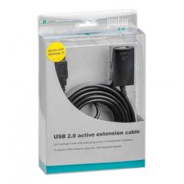 Cablu prelungitor usb activ 5m usb 2.0 goobay