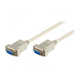 Cablu serial null modem 2m rs232 db9 mama-mama goobay