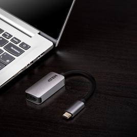 Cablu video aten, cablu or adaptor video, usb type-c (t) la hdmi (m), 4k dci (4096x2160) la 60hz