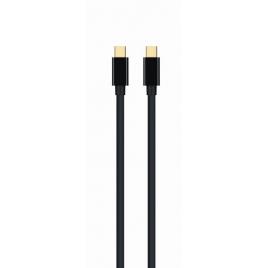 Cablu video gembird, mini-displayport (t) la mini-displayport (t), 1.8m, rezolutie maxima 4k uhd (3840 x 2160) la 30 hz, negru