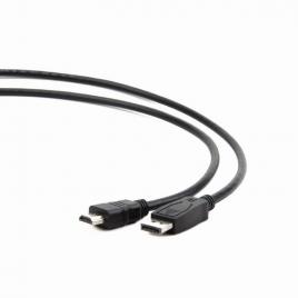 Cablu video gembird, adaptor displayport (t) la hdmi (t), 1m, negru